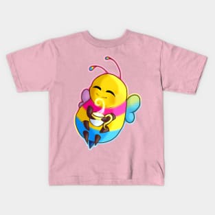 Pansexual bee Kids T-Shirt